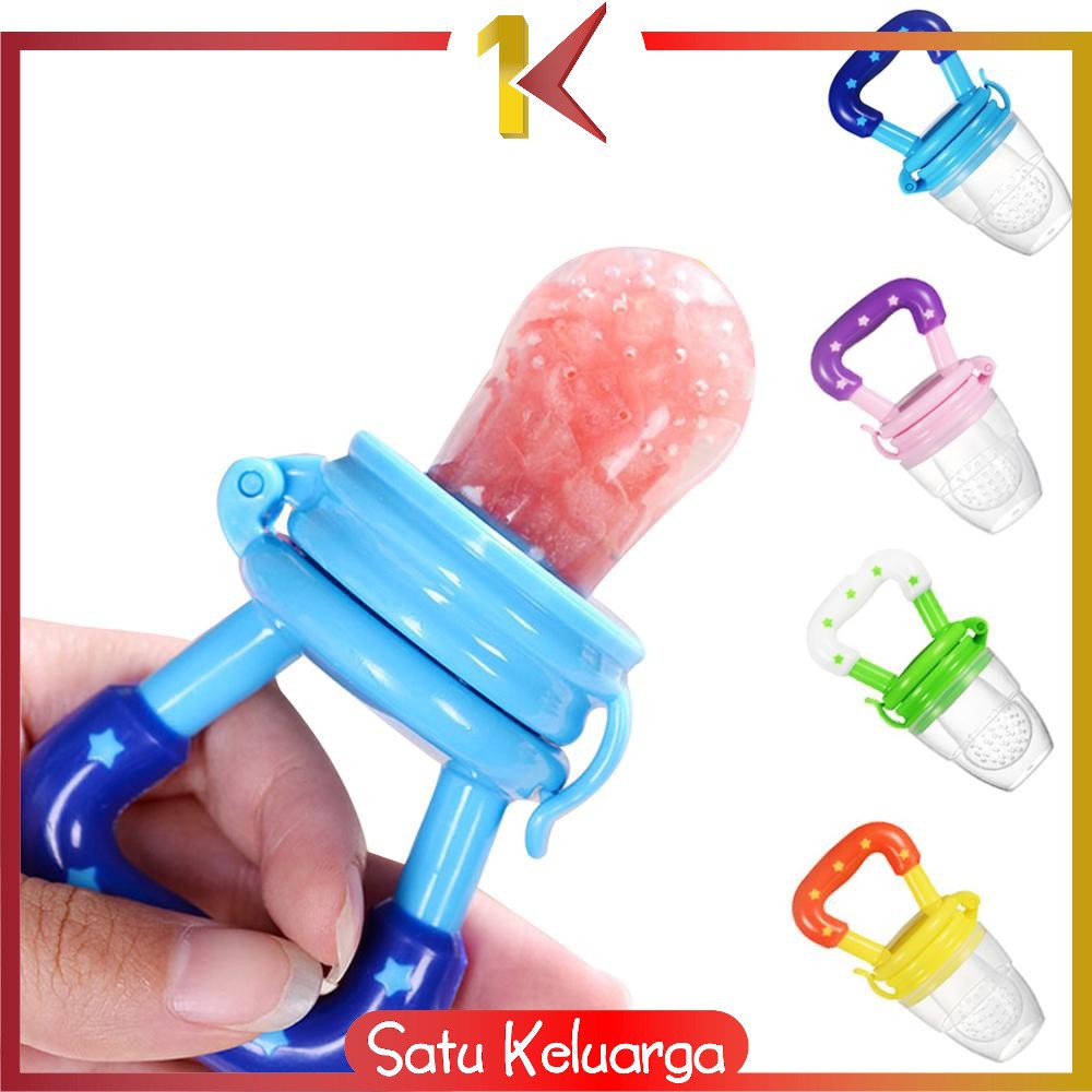 SK-C44-45 Empeng Dot Buah Anak Bayi Baby Fruit Feeder Rattle Teether Kompeng Pacifier Gigitan Bayi-1
