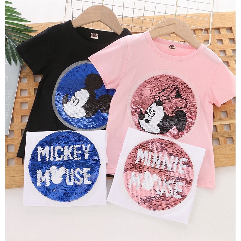 BAJU KAOS ANAK PEREMPUAN &amp; LAKI-LAKI T-SHIRT SUMMER KOREAN STYLE BLINK SD