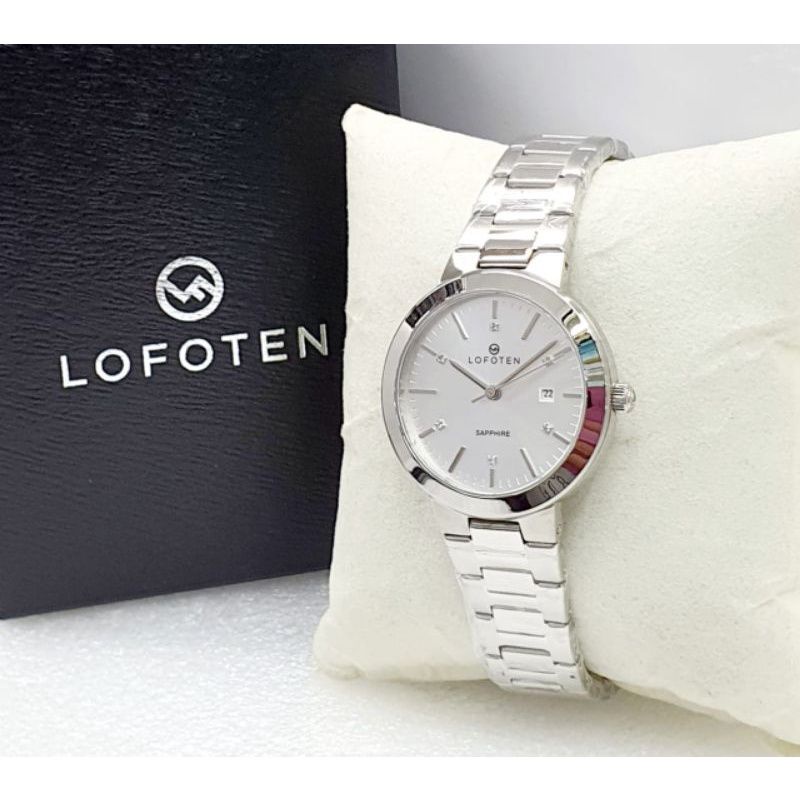 LOFOTEN 2312 JAM TANGAN WANITA LOFOTEN SAPPHIRE ORIGINAL SILVER
