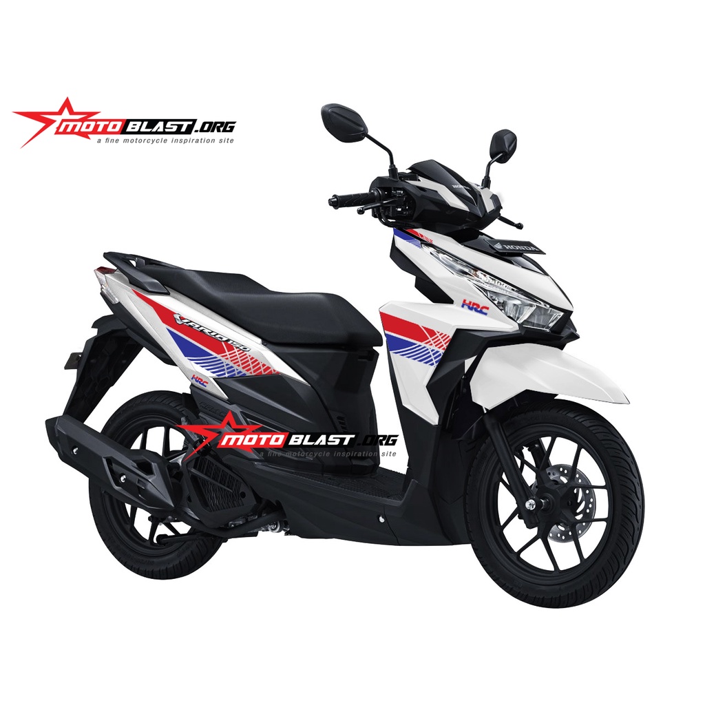Decal Stiker Motoblast - VARIO 150 Old White Livery HRC motoblast
