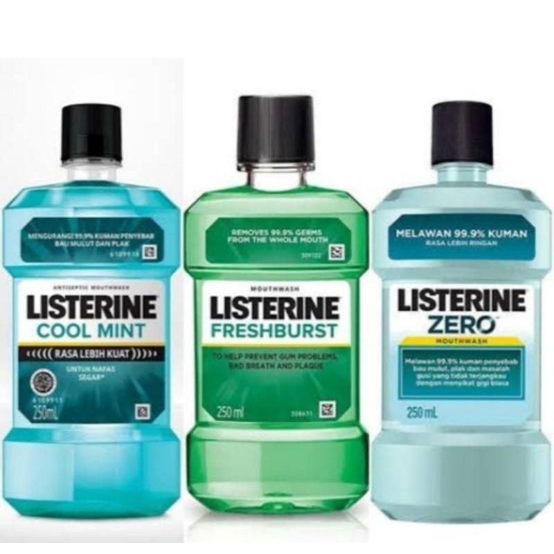 Jual LISTERINE MOUTHWASH 250ML Shopee Indonesia