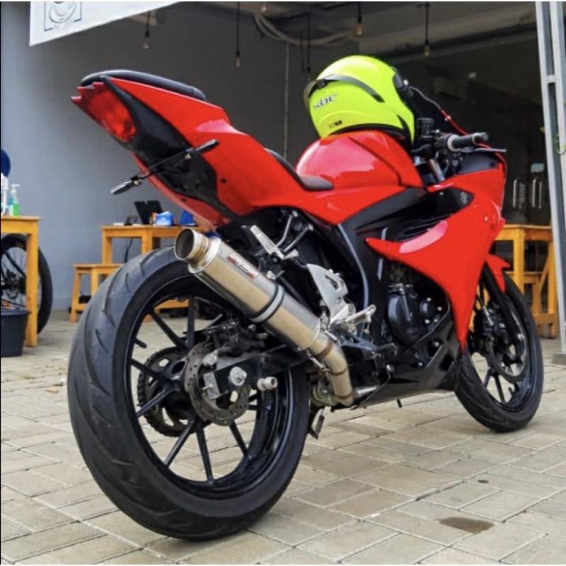 Knalpot Racing Unknown Product - Falcon V2 Stainless Steel Suzuki GSX R150