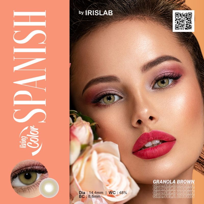Softlens Warna Minus dan Normal Living Color Spanish