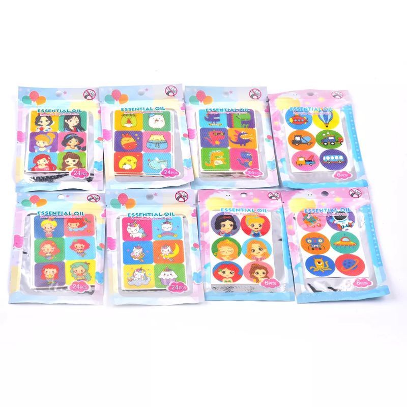 

6PCS STIKER ANTI NYAMUK DENGAN AROMA ESSENTIAL OIL TEMPELAN KARAKTER DISNEY PRINCESSES MARVEL KARTUN