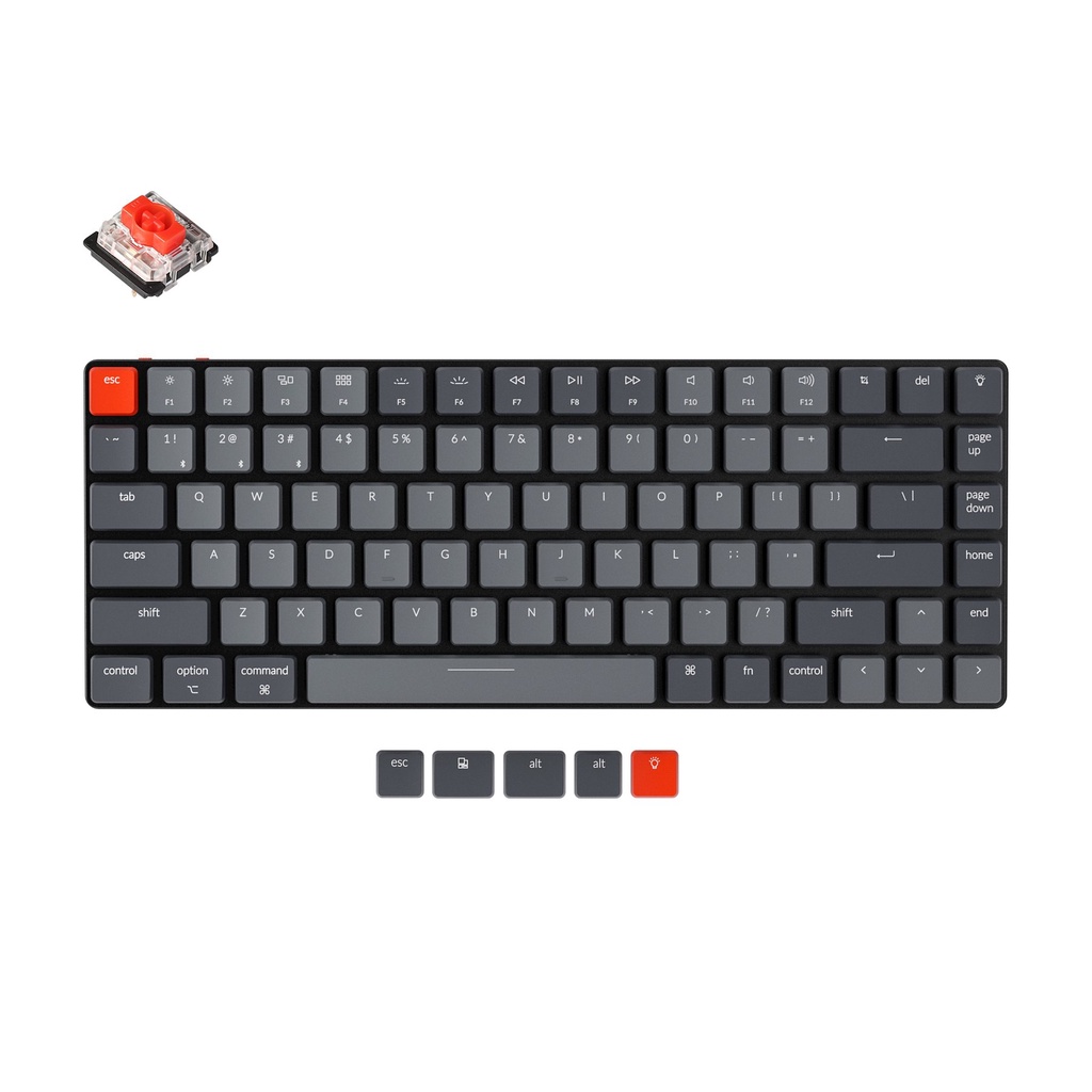 Jual Keychron K3 UltraSlim Low Profile GATERON Mechanical WHITE