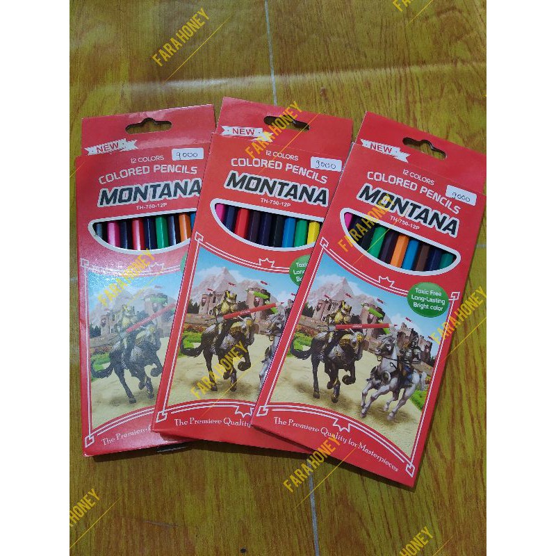 

Pensil /pencil warna colour 1 SET panjang woodless kayu berkualitas