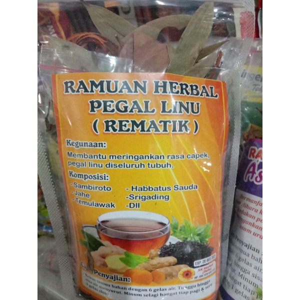 

ramuan herbal pegal linu rematik