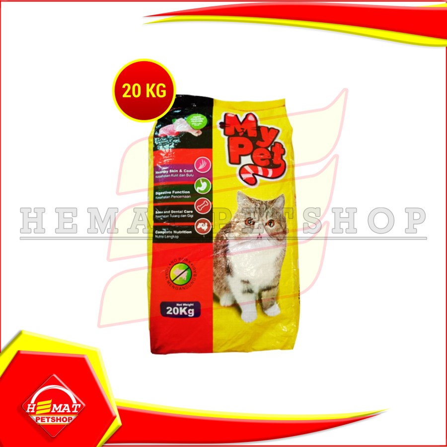 Makanan Kucing My Pet 20Kg Cat food murah karungan