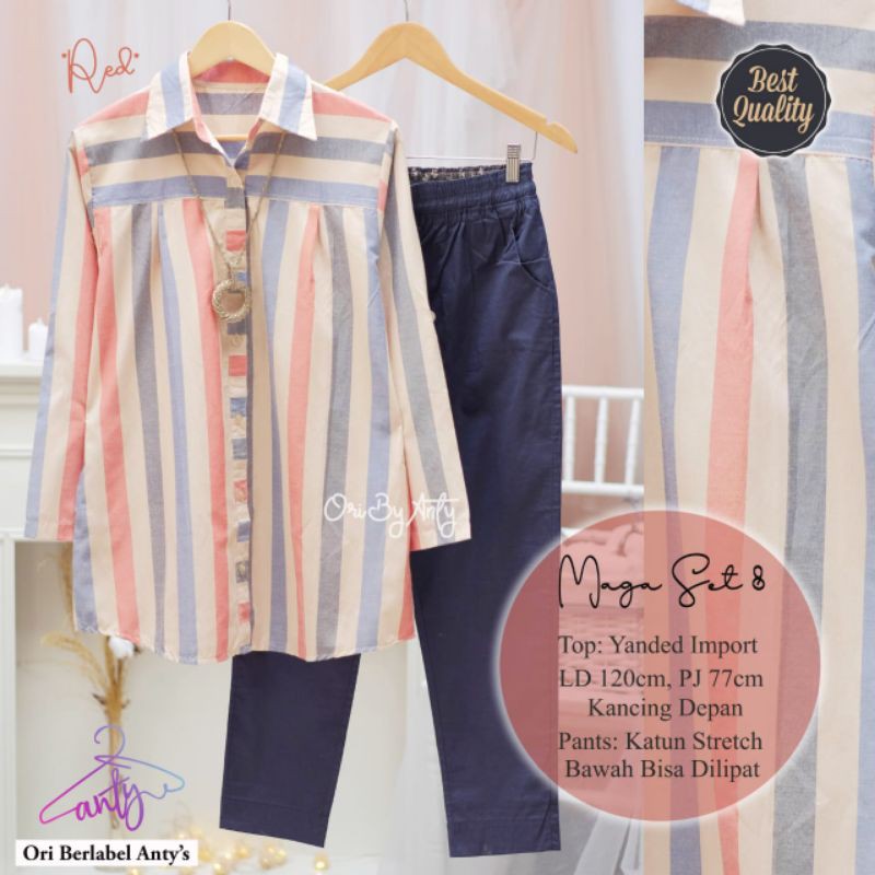 setelan wanita jumbo maga set#8