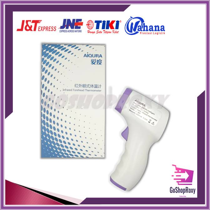 Aiqura Thermometer Infrared Thermo Meter Non Contact Alat Suhu Tubuh Gun Infra Red