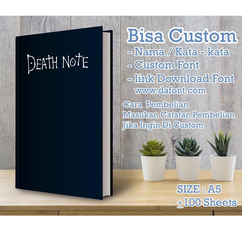 

[PROMO 7DP97] Notebook Custom_DEATH NOTE_A5_GRID#DOTTED#LINE#POLOS Seller