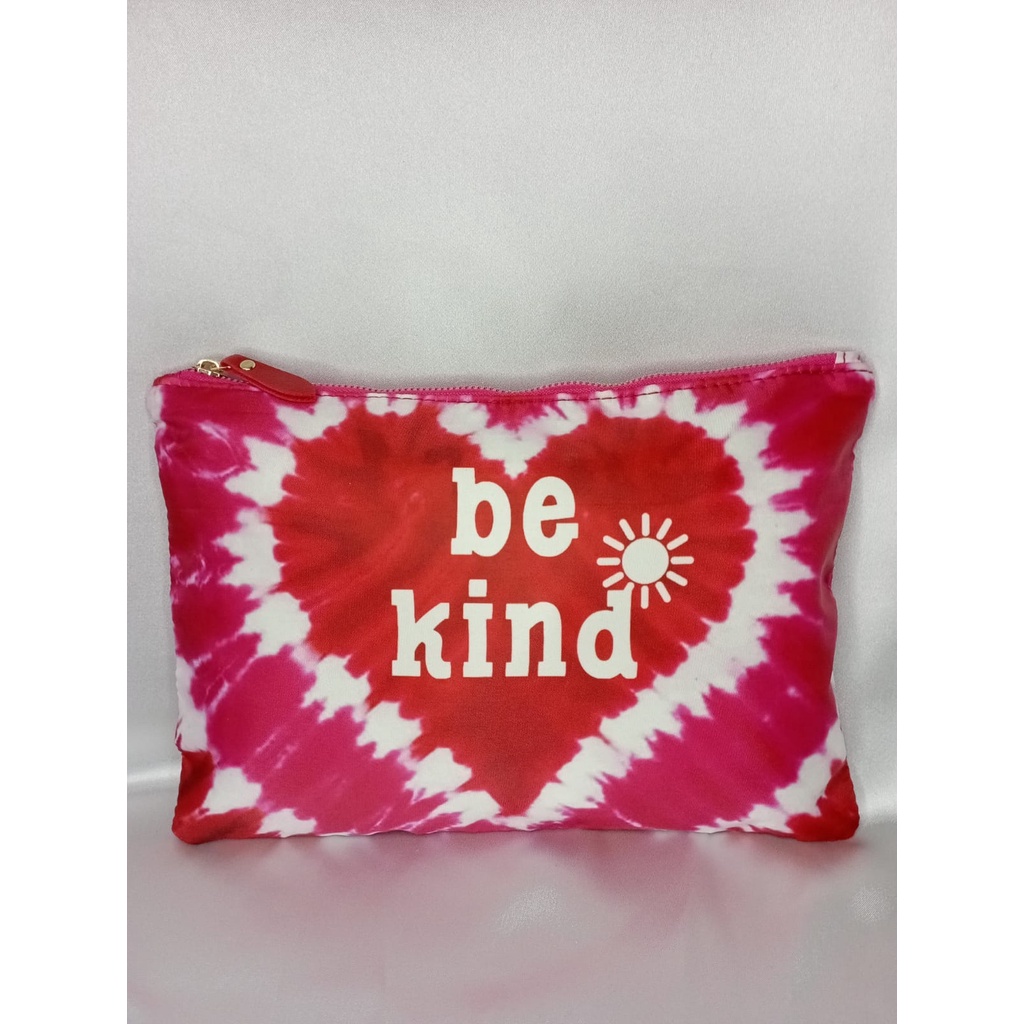 Clutch wanita be kind pink love import