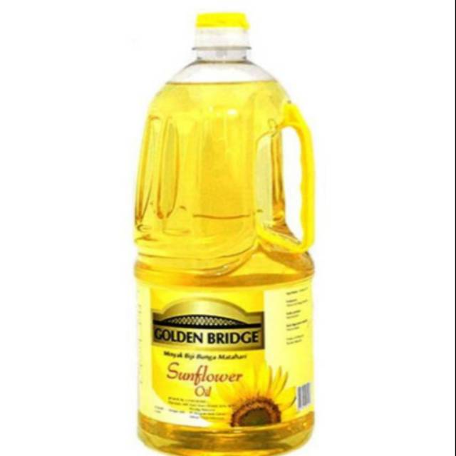 

Golden Bridge Sunflower Oil 1 Liter / Minyak Bunga Matahari 1 Liter