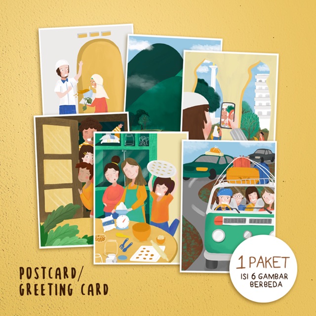 

Poscard/ Kartu Pos/ Kartu Ucapan Lebaran