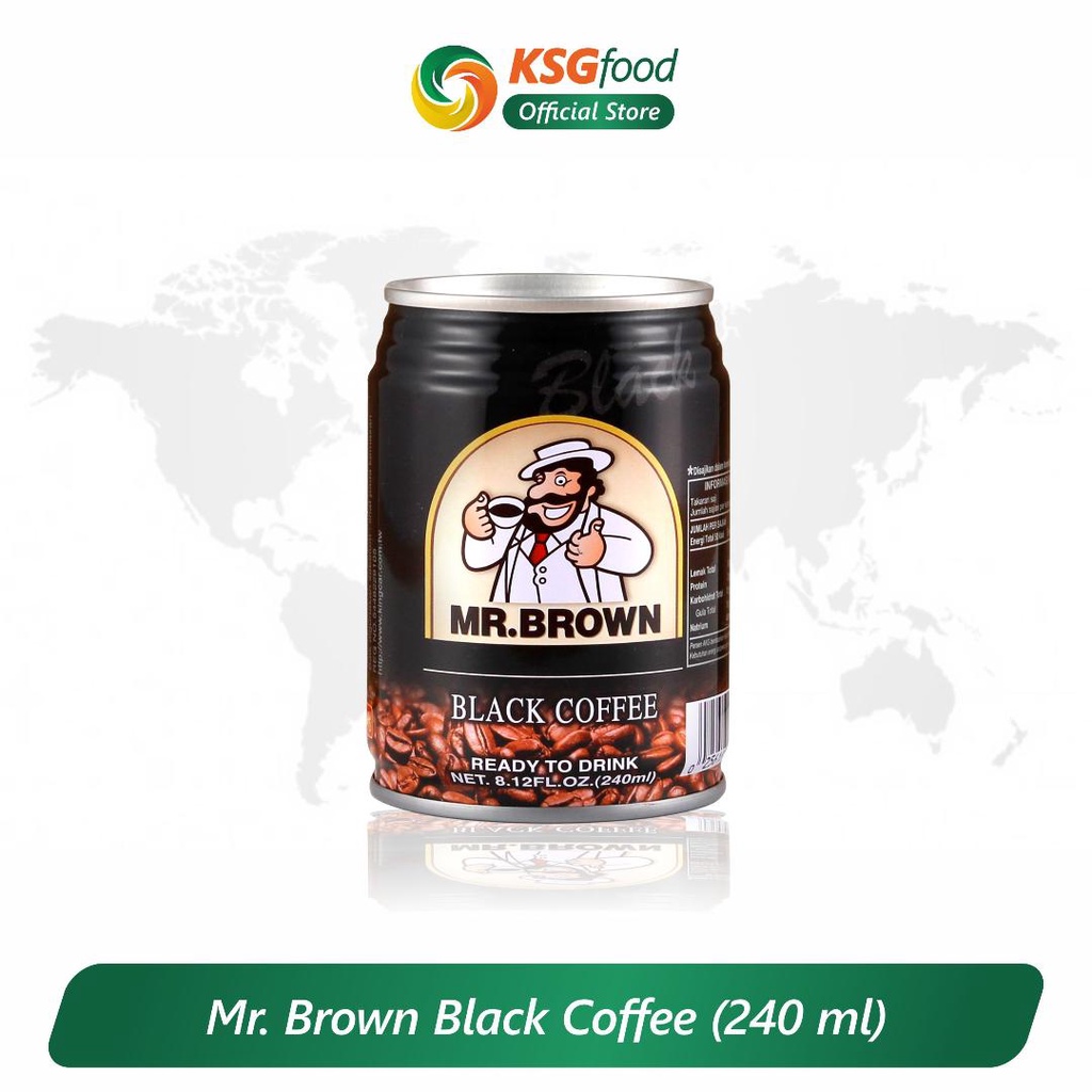 

MR.BROWN BLACK COFFEE 240ml