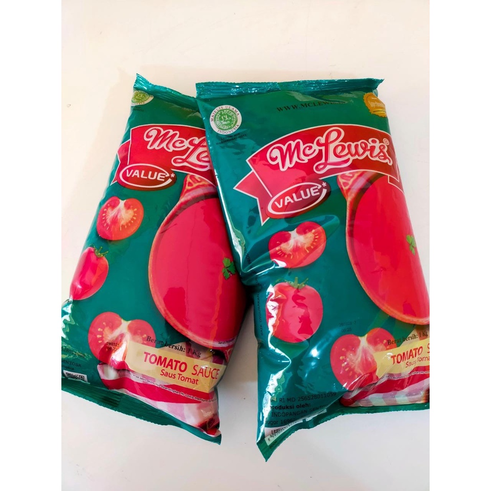

MC Lewis Saus Tomat 1 kg free bublewrap dan dus