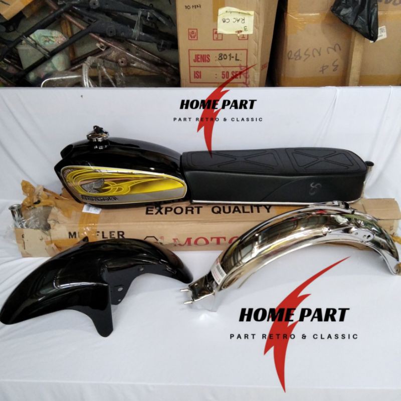 BODY SET CB CB 100 WARNA HITAM KUNING