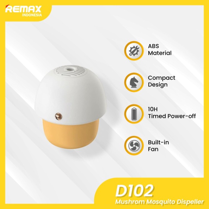 Remax Purifier Mushroom Mosquito Dispeller D102 pengusir nyamuk