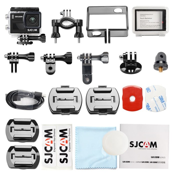 SJCAM SJ6 Legend 4K 16MP Action Kamera 3 Way Super 16GB