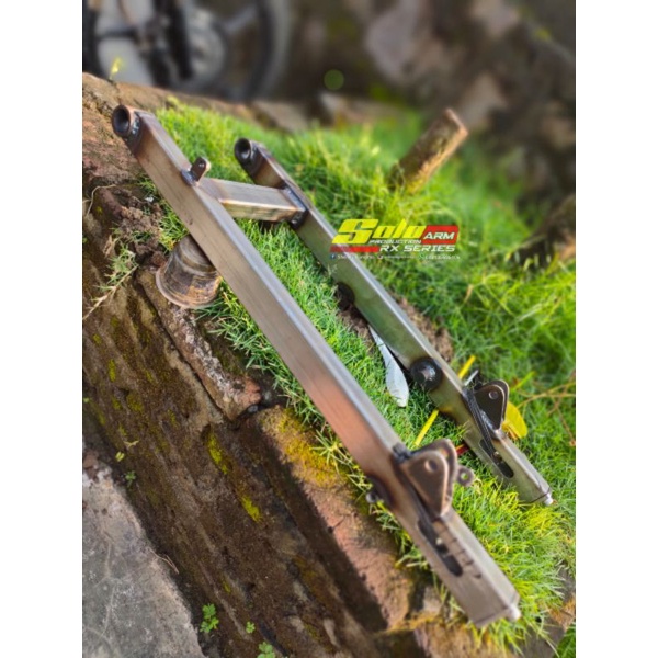 swingarm arm replika/copy NUI long panjang PNP ALL WAVE mentahan coak dan non coak