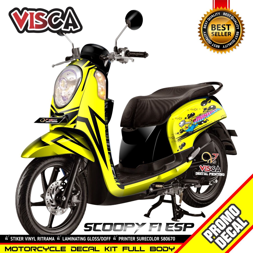 Decal Scoopy Fi 2015 2016 Full Body Stiker Scoopy Fi 2015 2016 Full Body Striping Scoopy Fi 2015 201