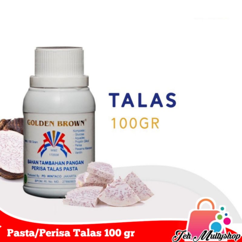 

Pasta Talas Golden Brown isi 100 gram