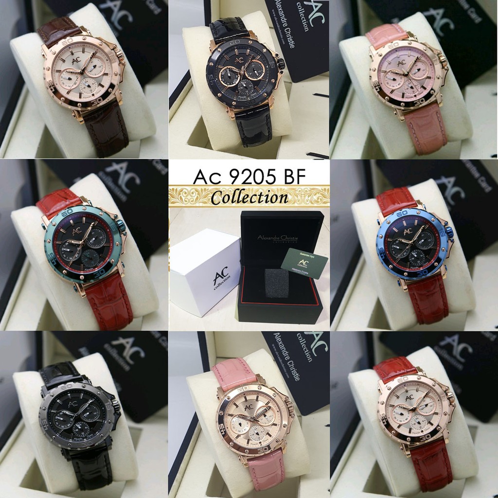 Alexandre Christie AC Collection 9205 / AC 9205 /AC9205 /Ac 6589  / AC 9601Jam Tangan Wanita Original