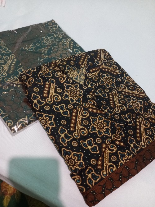 Maura Couple - Sania Ruffle Batik Couple Ori Ndoro Jowi Garansi Termurah Shopee - Batik Modern Solo