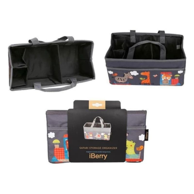 iBerry Safari Storage Organizer Foldable Caddy Tas Perlengkapan Bayi