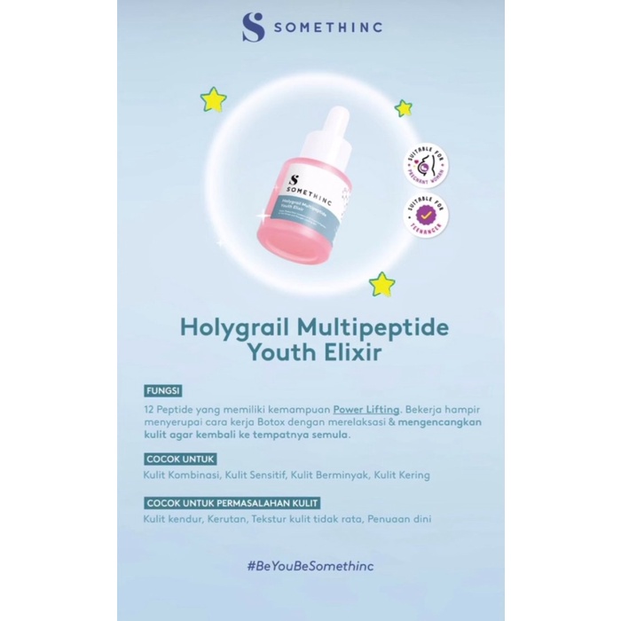 SOMETHINC Salmon DNA + Marine Collagen Elixir ORIGINAL / SOMETHINC Holygrail Multipeptide youth Elixir ORIGINAL / SERUM SOMETHINC