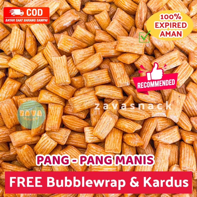 

TERLARIS 250 GR PANG PANG MANIS | grosir snack kiloan | cemilan murah enak renyah | makanan ringan jajanan jadul murah meriah