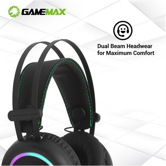 GAMEMAX HG3500 Pro USB 7.1 RGB Gaming Headset Original