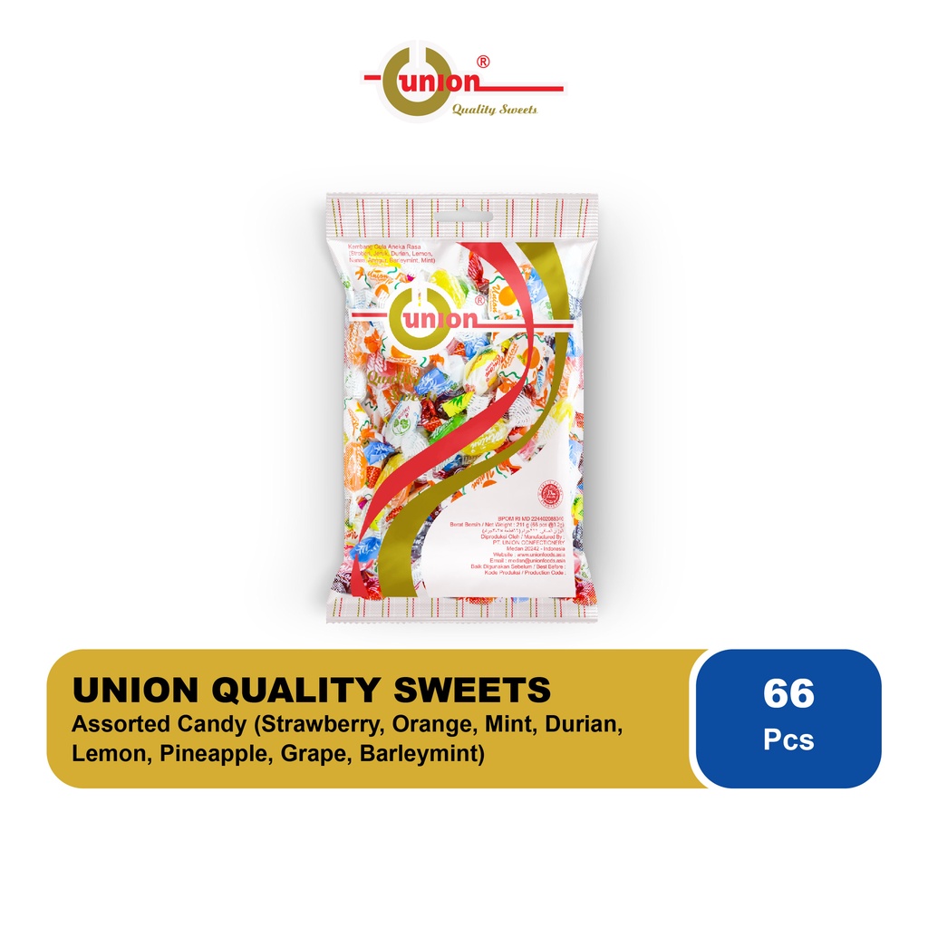 

Permen Union Aneka Rasa 211 gram - Union Assorted Candy