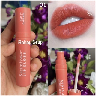 (BISA PILIH WARNA) 𝗦𝗔𝗦𝗜𝗠𝗜 𝗠𝗔𝗧𝗧𝗘 𝗟𝗜𝗣𝗚𝗟𝗢𝗦𝗦 // SASIMI MATTE LIPCREAM / LIPSTICK SASIMI NUDES SOFT MOISTURIZED