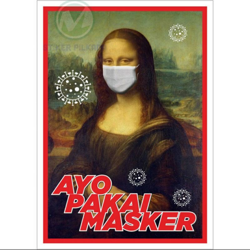 

STIKER VINYL AYO PAKAI MASKER A4