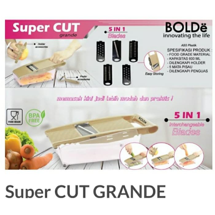 Super Cut Grande Bolde Alat Potong Pisau Masak Modern Potong Sayuran