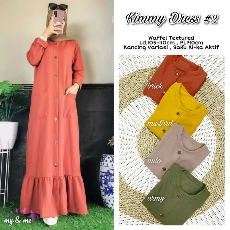 DRESS Kimmy rampel / Gamis rampel / Kimmy maxi #2 by myme