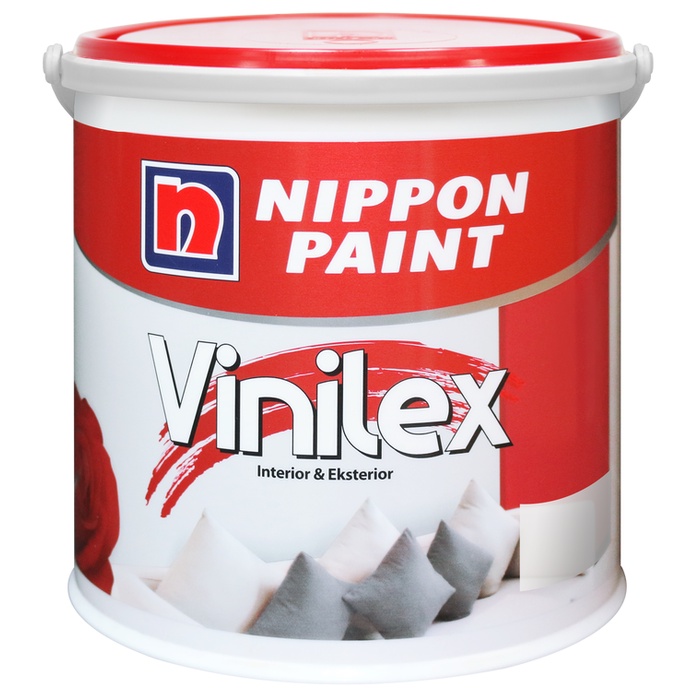 Cat Tembok Nippon Paint - Vinilex Putih 300 Readymix GALON