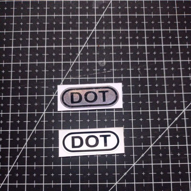 STICKER HELM DOT CUTTING