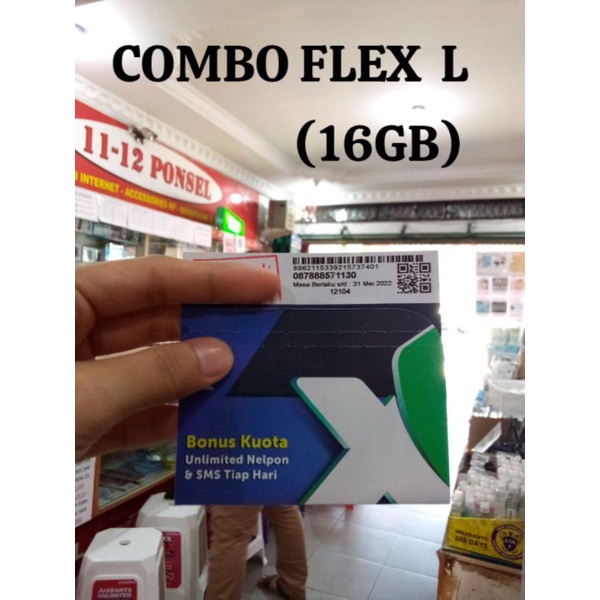 KARTU XL COMBO FLEX L 16GB (27GB)