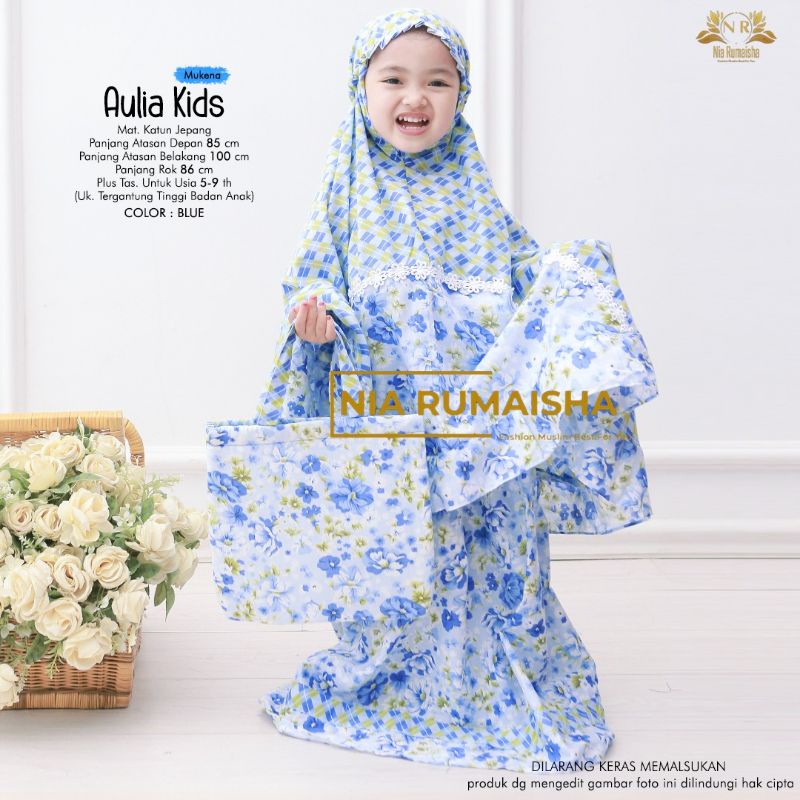 mukena anak aulia kids mukena kids solo by nia rumaisha