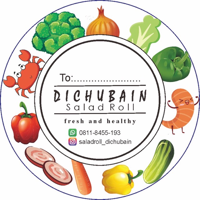 

Salad roll dichubain