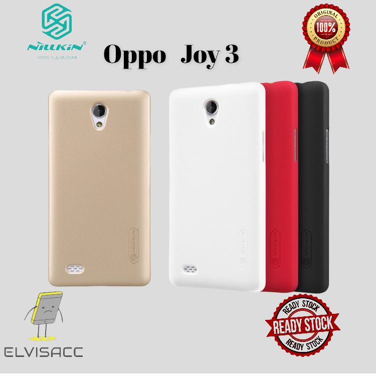 OPPO JOY3 NILLKIN HARDCASE FROSTED SHIELD ORIGINAL OPPO JOY 3 ORIGINAL