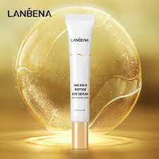 LANBENA 24k Gold Peptide Series - Eye Serum Facial Cleanser Toner Serum Cream