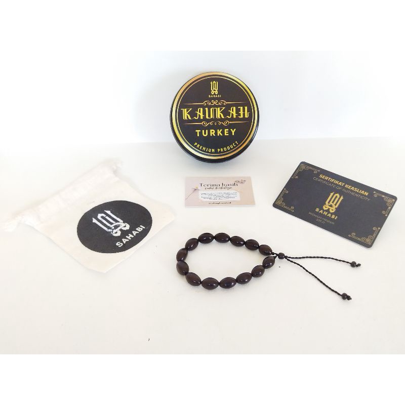 GELANG KAUKAH MOTIF OVAL KOKKA ASLI 100% TURKEY BERSERTIFIKAT