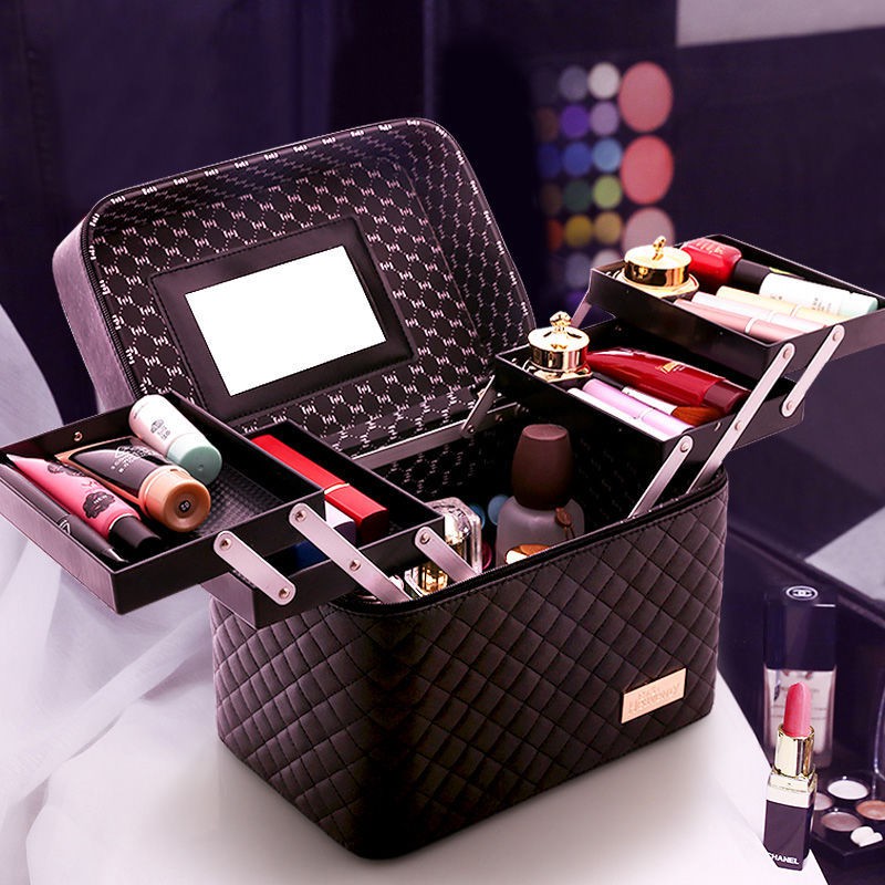 Tas Kosmetik Beauty Case Tempat Make Up Box Kotak Perhiasan Organizer