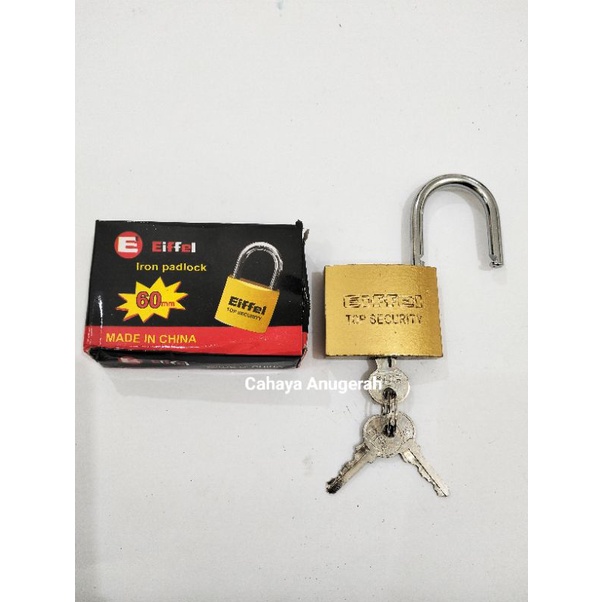 Gembok Kuning 60mm / Gembok Kuningan / gembok anti maling