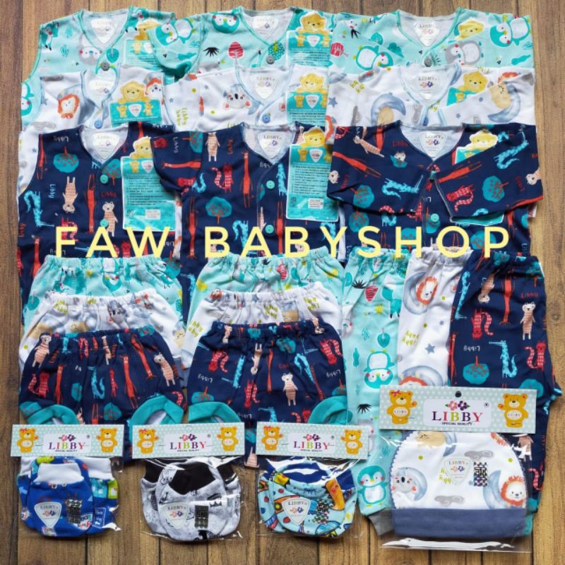 Faw TERMURAH PAKET NEWBORN LIBBY  MIYO VELVET JUNIOR 