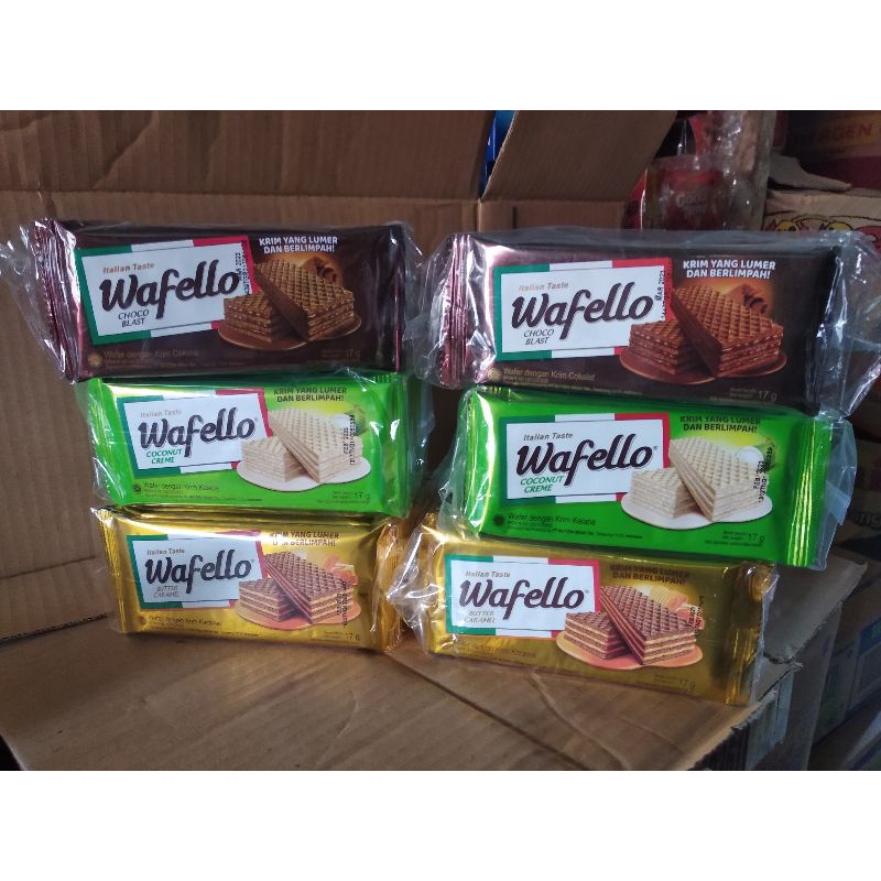 

Roma Wafello Wafer 1 pak isi 10 pcs