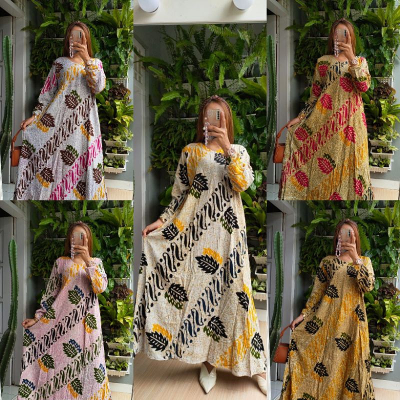 GAMIS CANDI MEKAR / GAMIS BATIK / GAMIS RAYON CANDI MEKAR / DASTER PEKALONGAN / DASTER TWILL